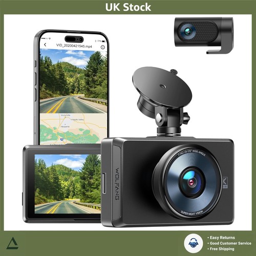Dual dash cam - front, rear