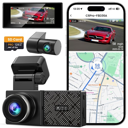 Tinazeok dash cam front and - cam,