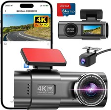 4K Dual Channel Dash Cam Front