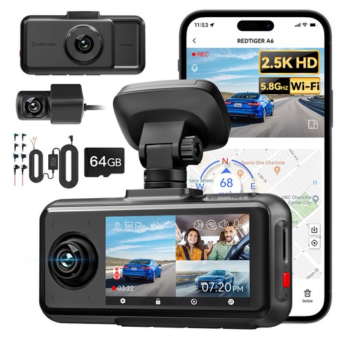 Redtiger dash camera 3 - 2.5k,
