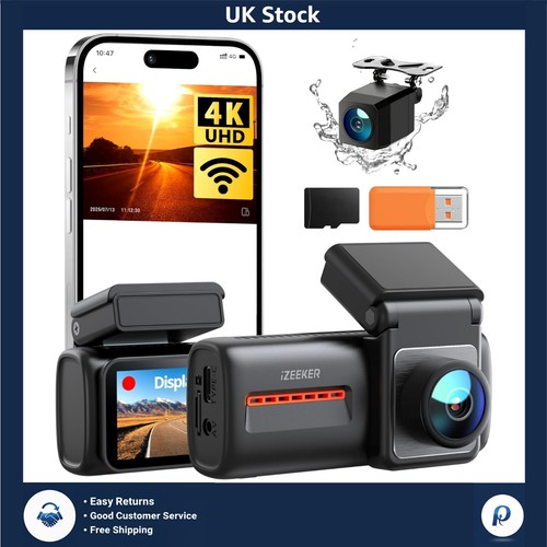 Dual dash cam - 4k,
