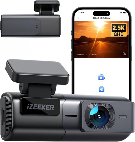 Dash cam with wifi - 2.5k,