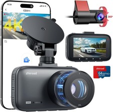ZHIROAD Dash Cam Car Dual
