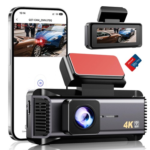 Dash cam front 2160p - 4k,