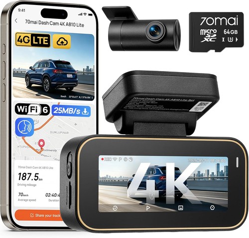 Front 1080p rear dash - 4k,