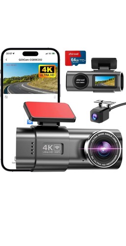 Ultra dash cam front and - cam,