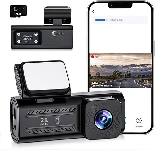 Dash cam wifi 1440p - cam, 2k