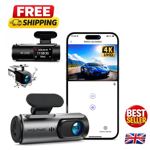 Complete dashcam system - 4k,