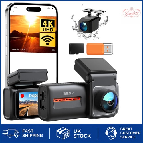 Dash cam with night - 4k,