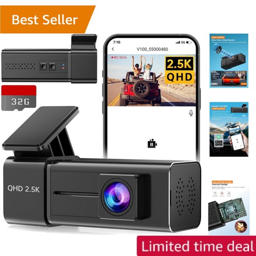 Ultra clear dash cam with - 2.5k,
