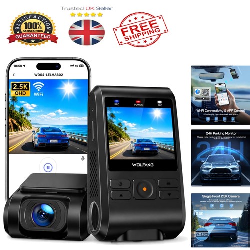 Wifi dash cam 1440p with - wifi,