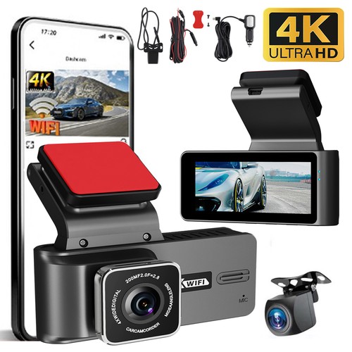 Uhd dash cam gps wifi - wifi, front