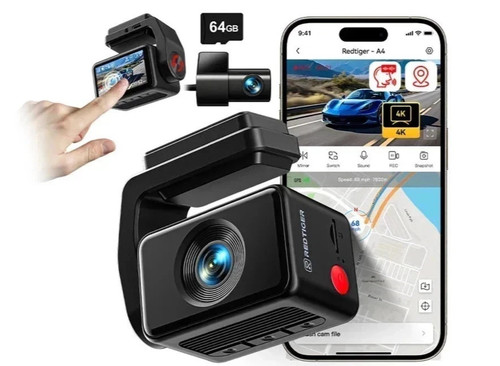 Redtiger dash cam front - dash,