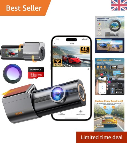 Smart dash cam with - , 360°