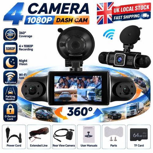 360 4channel 1080p - 1080p, car