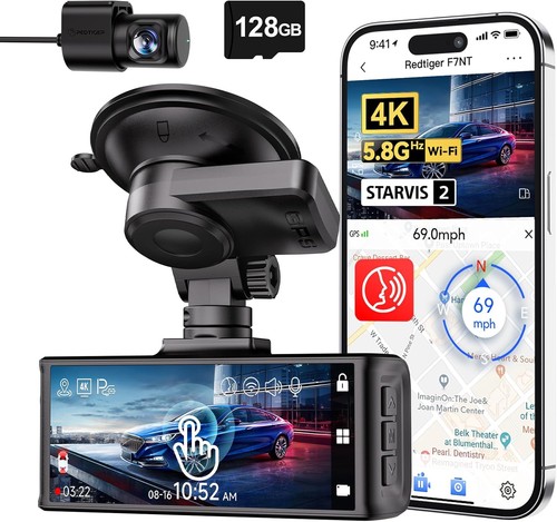 Dash cam front - dash, rear