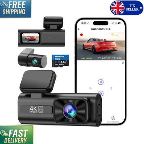Dual dash cam 1080p - dash, with