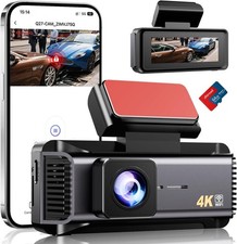4K Dash Cam Front 2160P Car