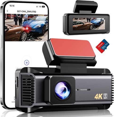 Dash cam front 2160p car - 4k,