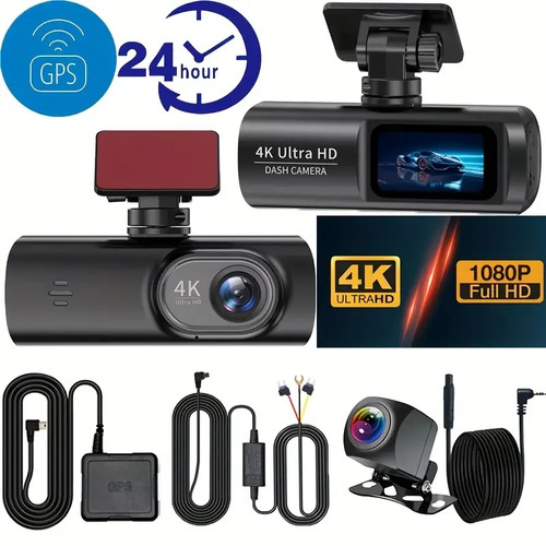 Dash cam front and rear - 4k,