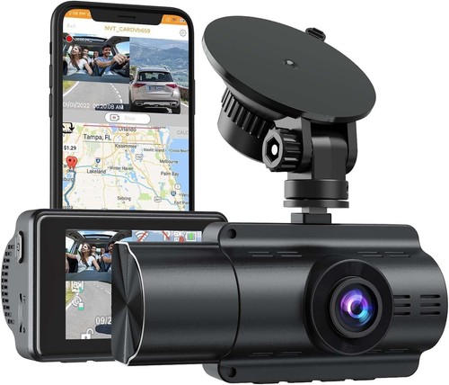 Dual dash cam front - cam, &