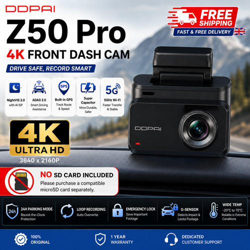 Car dash cam ddpai - car,