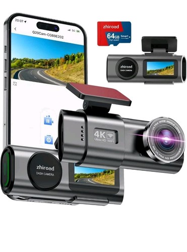 Dash cam uhd front dashcam - cam, 4k